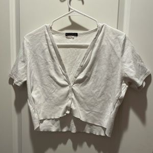 Brandy Melville White Crop